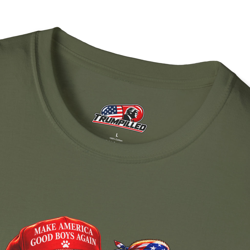 Patriotic Military Dog T-Shirt