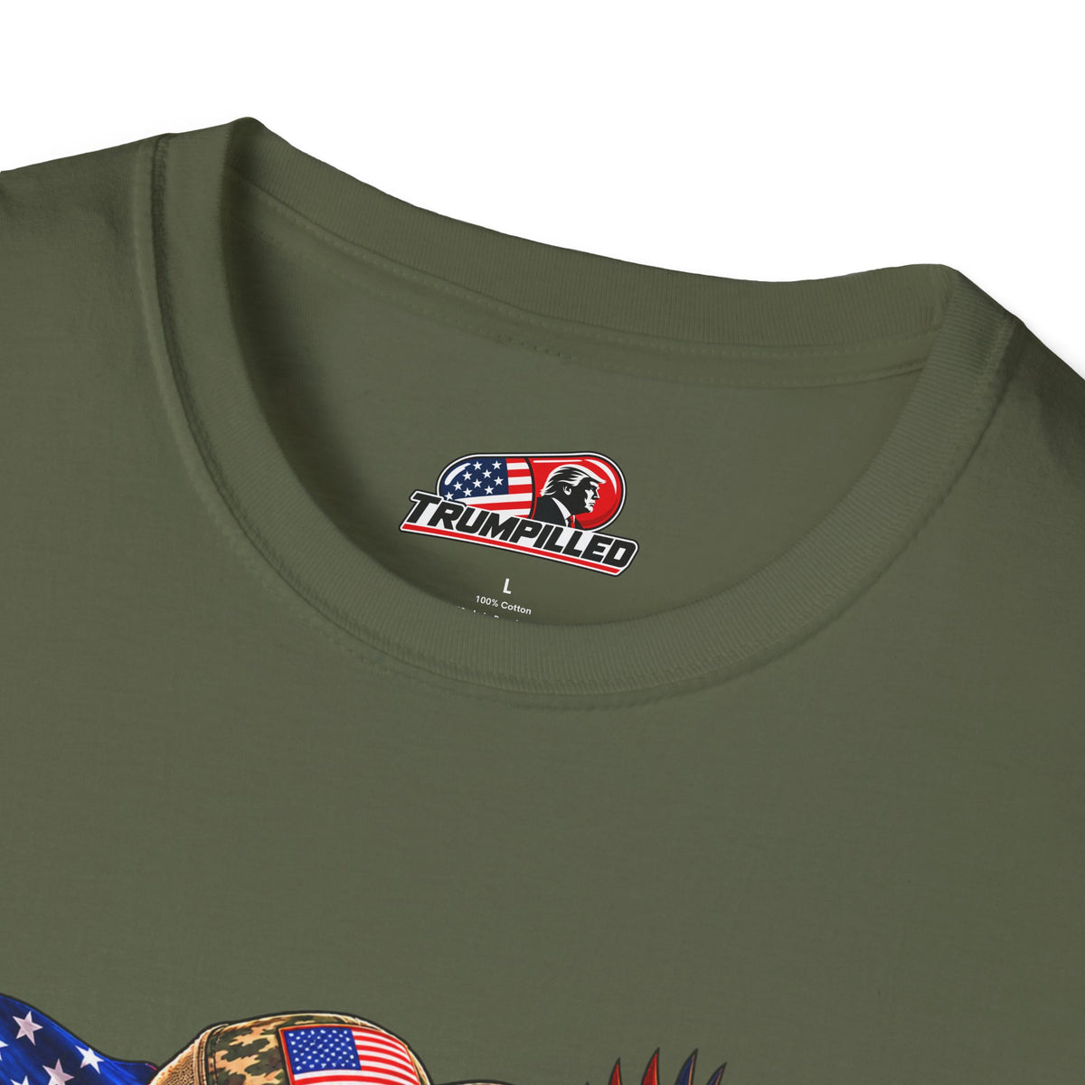 Dog Bless America Patriotic T-Shirt